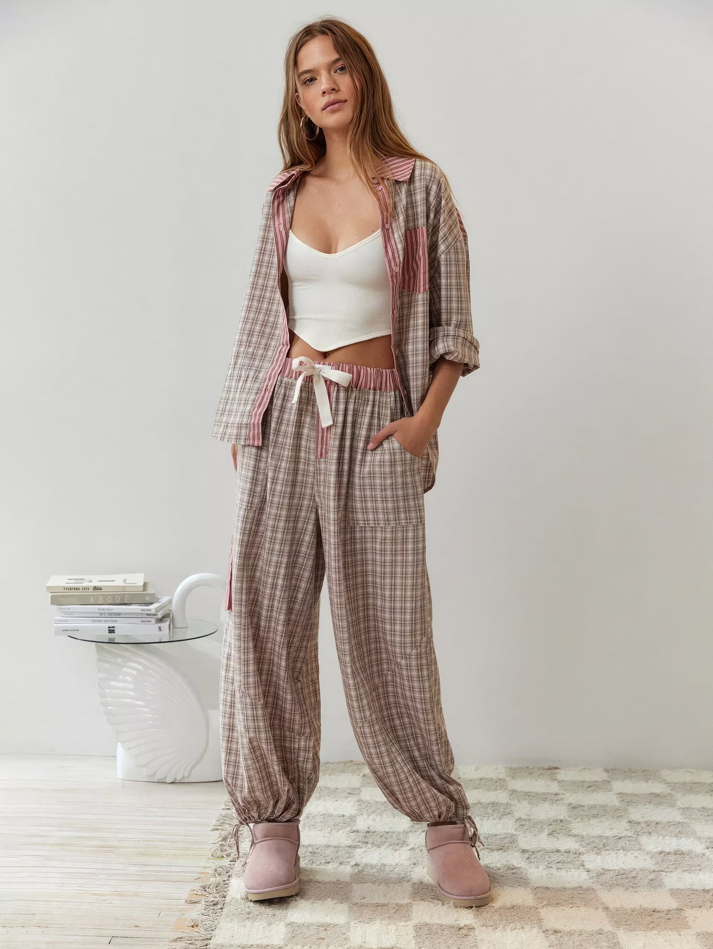 Johanna - Kuscheliges & Lockeres Pyjama Set für wohltuende Nächte