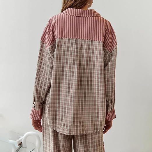 Johanna - Kuscheliges & Lockeres Pyjama Set für wohltuende Nächte