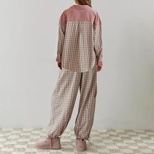 Johanna - Kuscheliges & Lockeres Pyjama Set für wohltuende Nächte