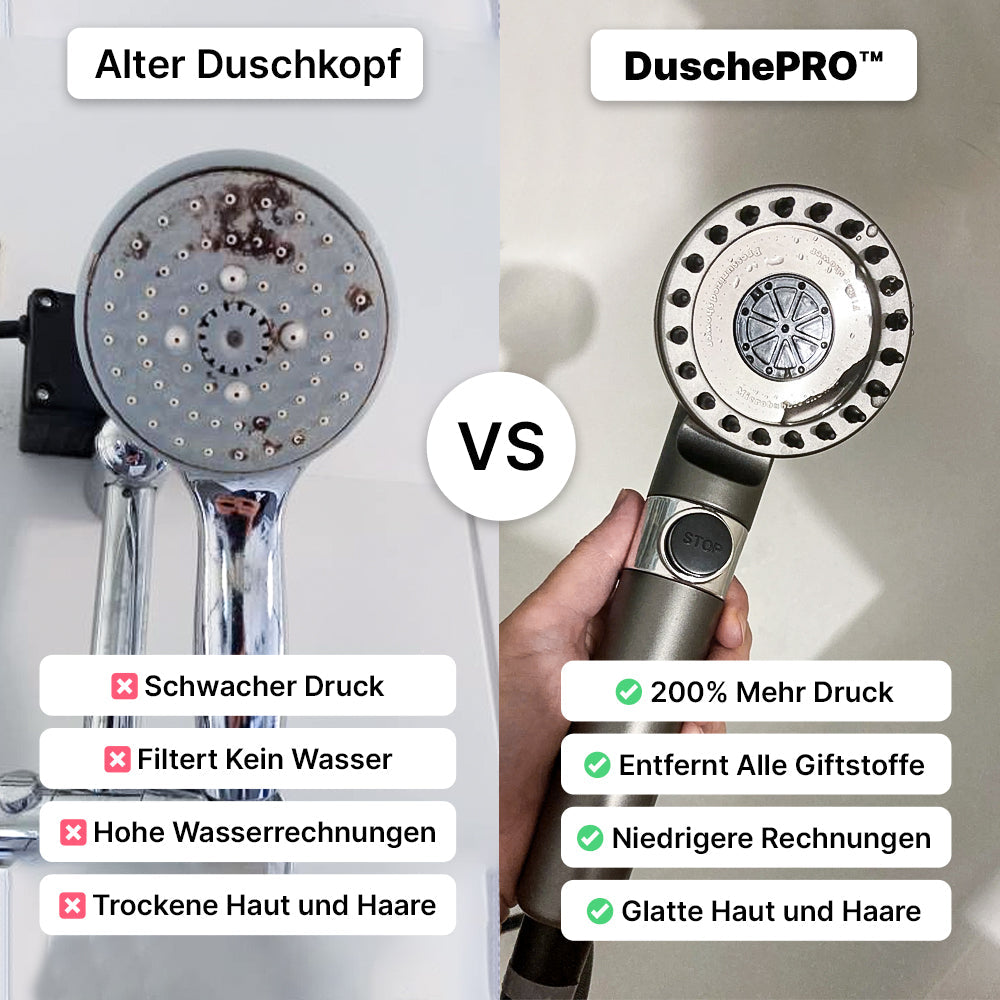 DuschePRO™ - Druck Erhöhen, Weniger Wasser